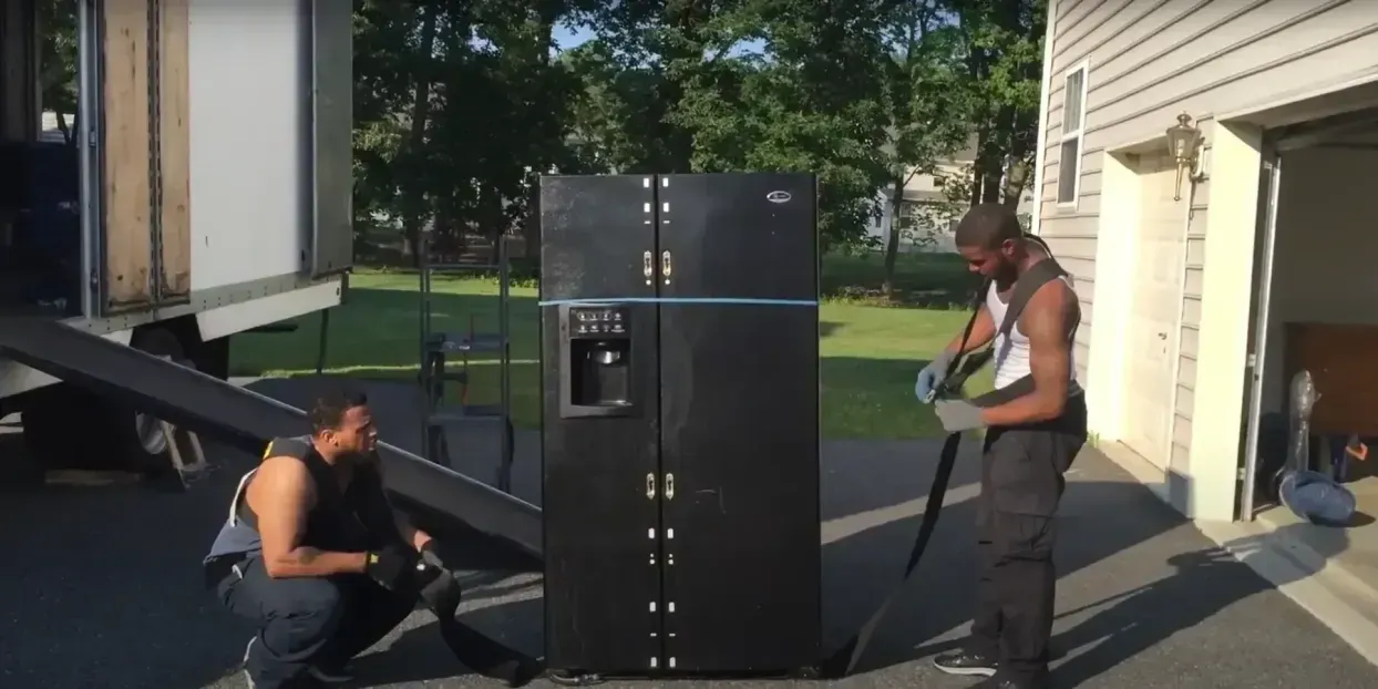 Movers loading the truck
